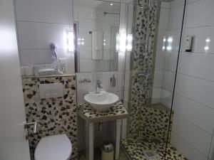 Koupelna v ubytování Aktiv Hotel Winterberg