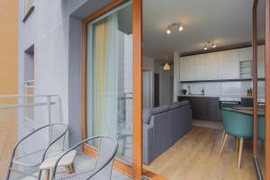 Kuchnia lub aneks kuchenny w obiekcie Apartament Gdańsk z balkonem Stare Miasto