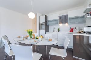 Kuchyň nebo kuchyňský kout v ubytování Villa Bernstein