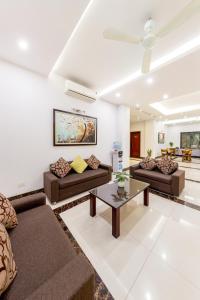 Posezení v ubytování Hana 1 Apartment & Hotel Bac Ninh