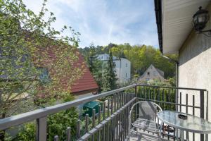 Balkón alebo terasa v ubytovaní Villa Tara