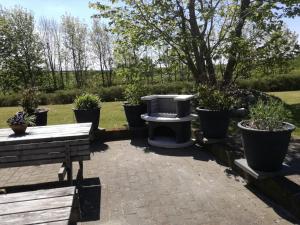 Zahrada ubytování Rosengaard holiday apartment and B&B