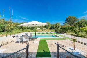 The swimming pool at or close to Son Ferragut