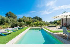 The swimming pool at or close to Son Ferragut