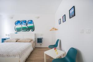 Ein Bett oder Betten in einem Zimmer der Unterkunft Guest house Mendi