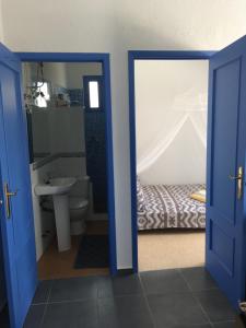 Koupelna v ubytování Casa del Capitan