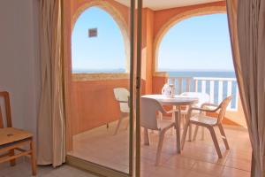 Ein Balkon oder eine Terrasse in der Unterkunft Torre Riviera