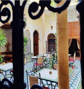 Χώρος καθιστικού στο Riad Dar Zouhour