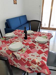 Posezení v ubytování Living Piraino case vacanze