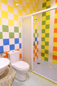 Uma casa de banho em Yujian Kending Tese Homestay