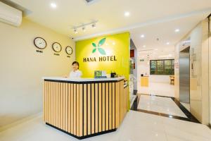 The lobby or reception area at Hana 2 Apartment & Hotel Bac Ninh