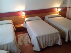 Posteľ alebo postele v izbe v ubytovaní Hotel Roma