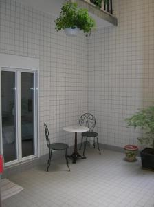 Patio nebo venkovní prostory v ubytování Hotel Darcet