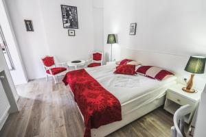 Letto o letti in una camera di Silver Hotel