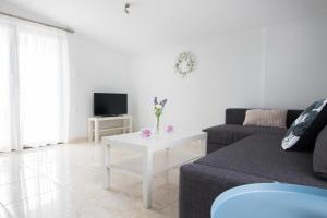 TV a/nebo společenská místnost v ubytování Aesthetic Apartments