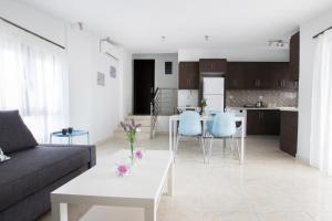 Kuchyň nebo kuchyňský kout v ubytování Aesthetic Apartments