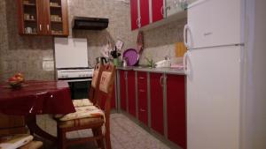 Kuchyň nebo kuchyňský kout v ubytování Apartments ZP44