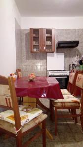 Kuchyň nebo kuchyňský kout v ubytování Apartments ZP44