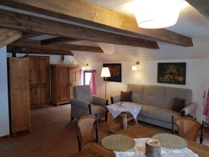 Posezení v ubytování Apartmán Malšín