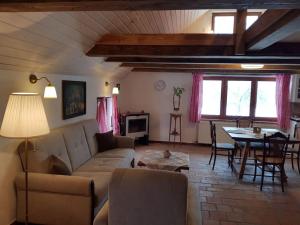 Posezení v ubytování Apartmán Malšín