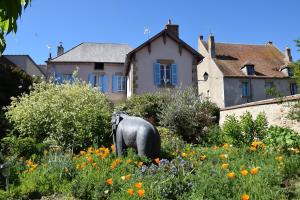 Zahrada ubytování Le gîte clos Monade