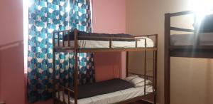 Palanda nebo palandy na pokoji v ubytování YMCA Tourist Hostel Shimla