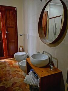 Koupelna v ubytování Aljama - Downtown B&B