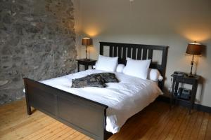 Postel nebo postele na pokoji v ubytování Auberge de Bouvignes