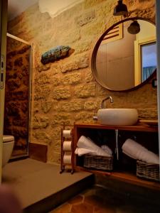 Koupelna v ubytování Aljama - Downtown B&B