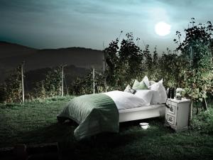 Posteľ alebo postele v izbe v ubytovaní Weingartenhotel Harkamp Südsteiermark