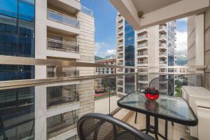 Balkón nebo terasa v ubytování Blue Marlin Apartments