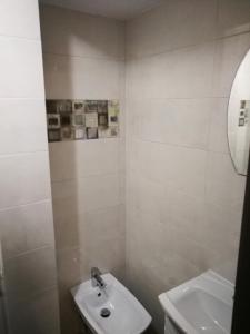 Koupelna v ubytování Apartament complex Bacovia
