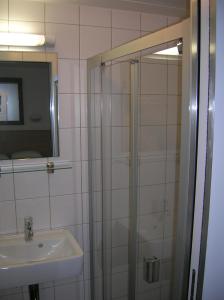 Koupelna v ubytování Hotel Darcet