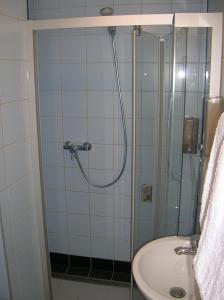 Koupelna v ubytování Hotel Darcet
