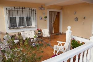 Balkón alebo terasa v ubytovaní La Rosaleda de Orgaz