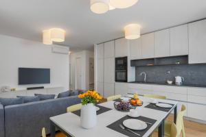 Kuchyň nebo kuchyňský kout v ubytování Luxury Apartment La Mer