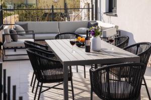 Posezení v ubytování Luxury Apartment La Mer