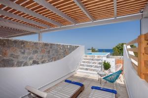 Balkon oz. terasa v nastanitvi Mylos Luxury Escape