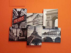 a collage of pictures on a wall at Naturaleza y Golf in San Jorge +31 photos