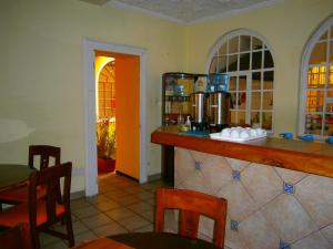 The lounge or bar area at The Yellow House