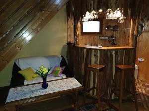 Prostor za sedenje u objektu Rába Part Apartman