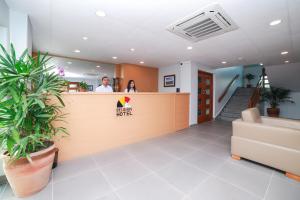 Ο χώρος του λόμπι ή της ρεσεψιόν στο Belgian Hotel Pvt. Ltd