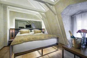 Letto o letti in una camera di Hotel Waldstein