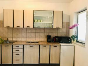 Kjøkken eller kjøkkenkrok på Apartmani Ulika