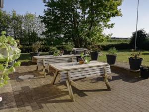 Zahrada ubytování Rosengaard holiday apartment and B&B