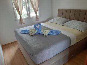 Postel nebo postele na pokoji v ubytování Apartments Selleng