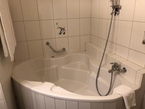 Vannituba majutusasutuses SASS APARTHOTEL