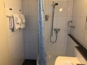 Vannituba majutusasutuses SASS APARTHOTEL