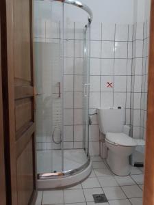 Kúpeľňa v ubytovaní Kostalina Hotel Studios + 37 fotografií
