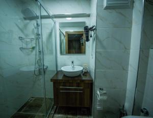 Koupelna v ubytování Fidanoglu Suite Hotel
